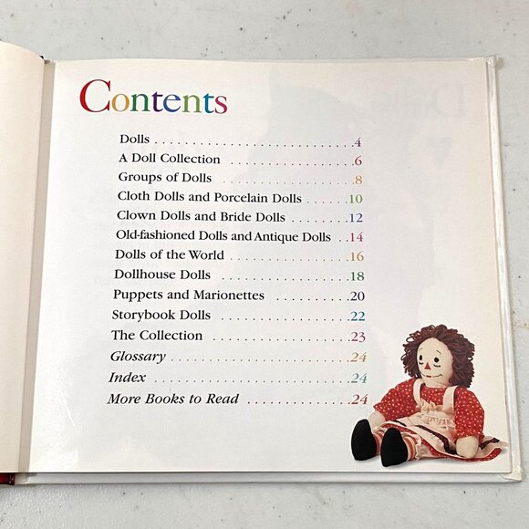 Dolls Hardcover Mir Tamim Ansary Cool Collections Series Vintage 90s Childrens - Picture 6 of 8